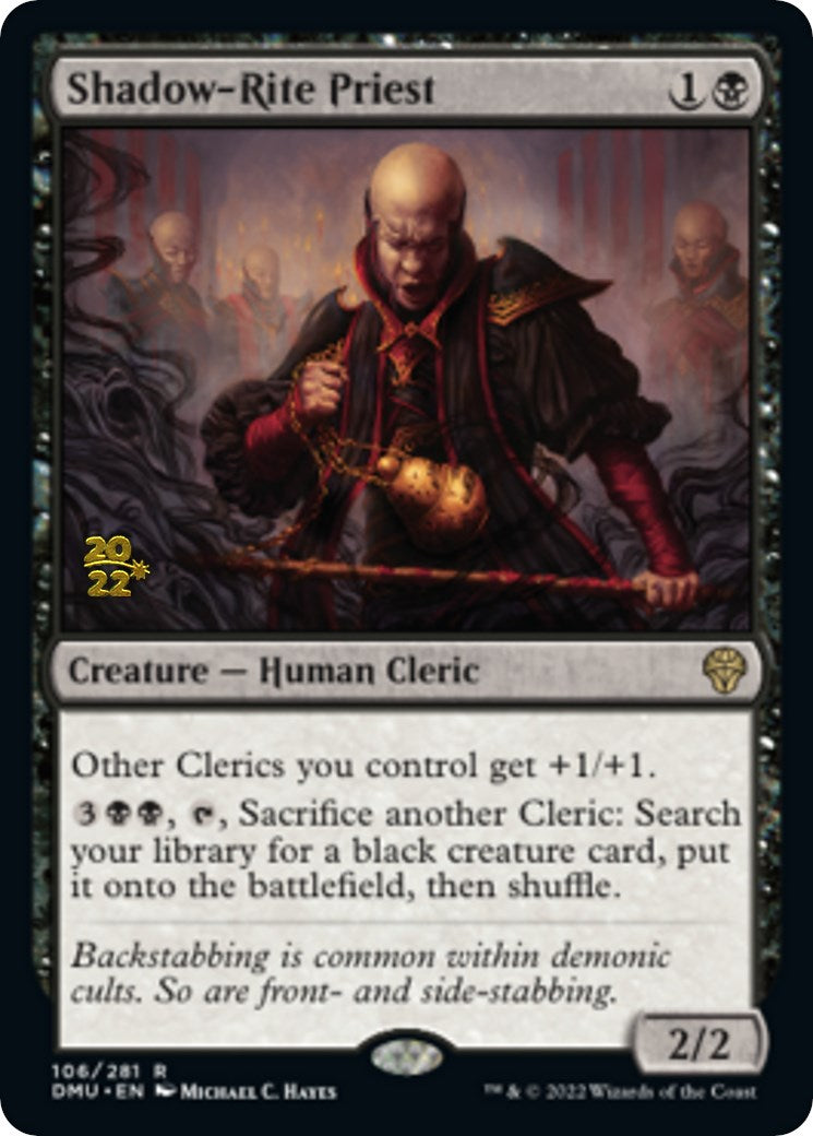 Shadow-Rite Priest [Dominaria United Prerelease Promos] | Mega City Incorporated