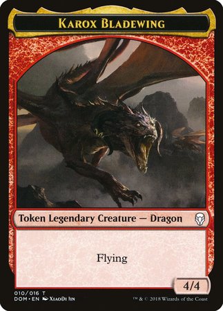 Karox Bladewing Token [Dominaria Tokens] | Mega City Incorporated