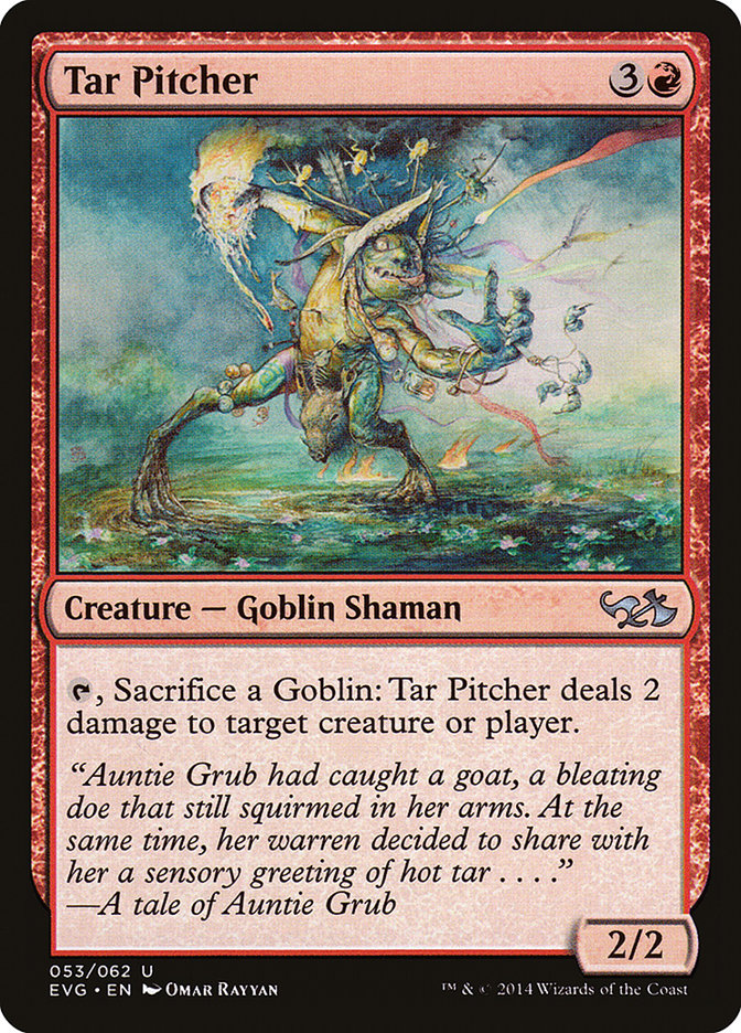Tar Pitcher (Elves vs. Goblins) [Duel Decks Anthology] | Mega City Incorporated