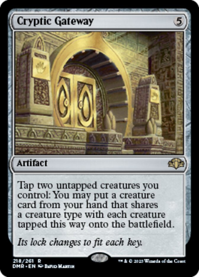 Cryptic Gateway [Dominaria Remastered] | Mega City Incorporated