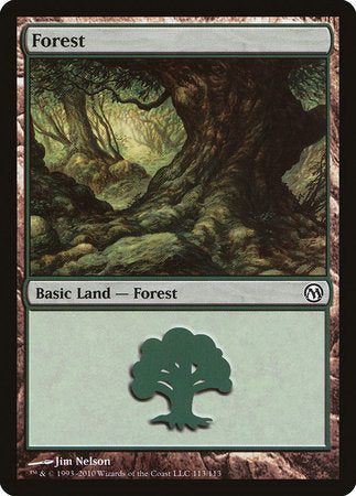 Forest (113) [Duels of the Planeswalkers] | Mega City Incorporated