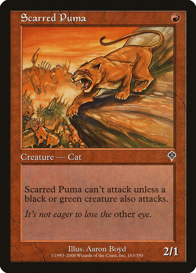 Scarred Puma [Invasion] | Mega City Incorporated