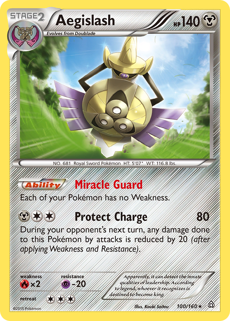 Aegislash (100/160) [XY: Primal Clash] | Mega City Incorporated