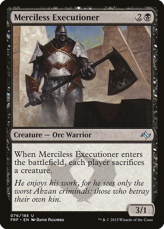 Merciless Executioner [Fate Reforged] | Mega City Incorporated