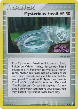 Mysterious Fossil (92/110) (Stamped) [EX: Holon Phantoms] | Mega City Incorporated