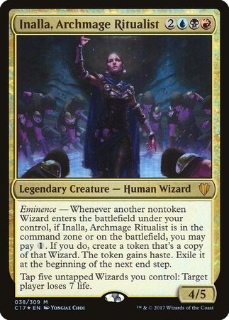 Inalla, Archmage Ritualist [Commander 2017] | Mega City Incorporated