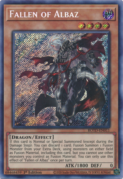 Fallen of Albaz [ROTD-EN011] Secret Rare | Mega City Incorporated