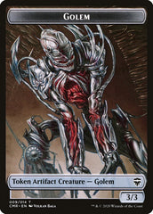 Golem // The Monarch Token [Commander Legends Tokens] | Mega City Incorporated