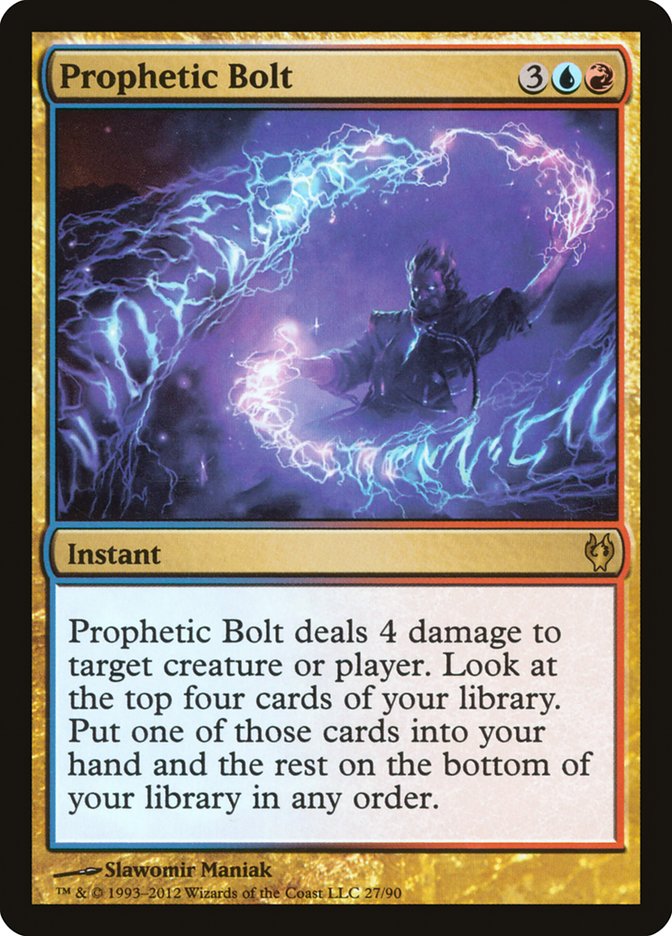 Prophetic Bolt [Duel Decks: Izzet vs. Golgari] | Mega City Incorporated