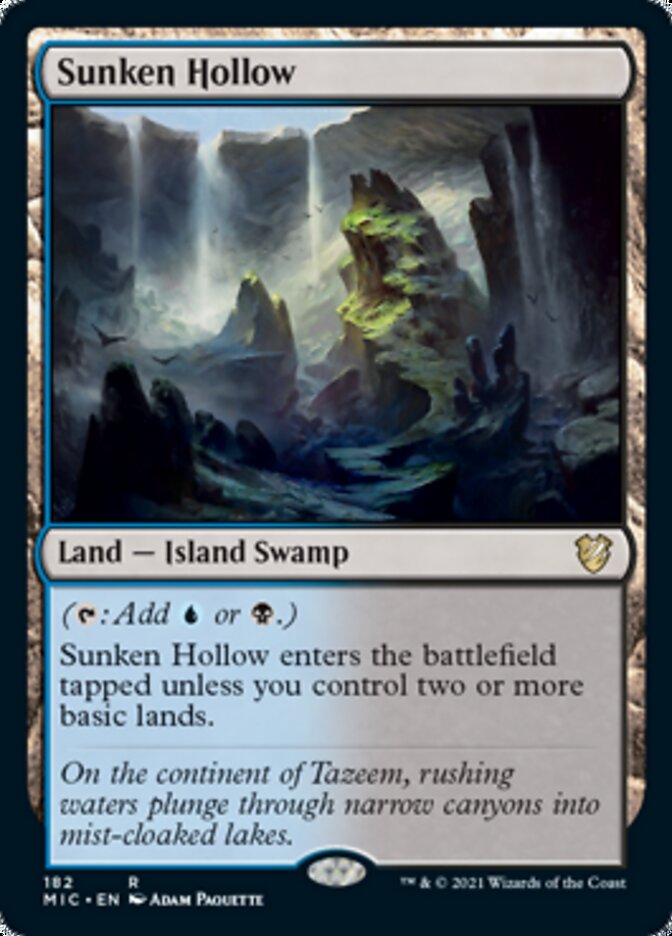 Sunken Hollow [Innistrad: Midnight Hunt Commander] | Mega City Incorporated