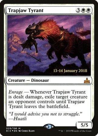 Trapjaw Tyrant [Rivals of Ixalan Promos] | Mega City Incorporated