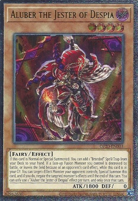 Aluber the Jester of Despia [OP20-EN003] Ultimate Rare | Mega City Incorporated