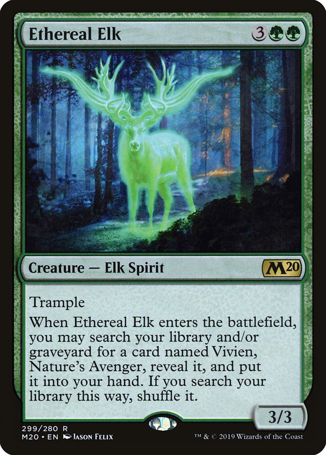 Ethereal Elk [Core Set 2020] | Mega City Incorporated