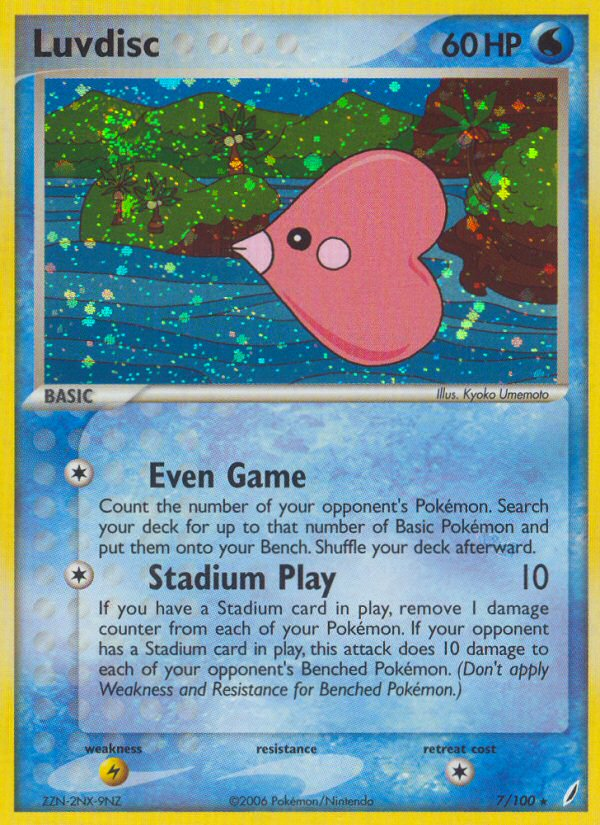 Luvdisc (7/100) [EX: Crystal Guardians] | Mega City Incorporated