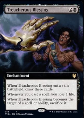 Treacherous Blessing (Extended Art) [Theros Beyond Death] | Mega City Incorporated