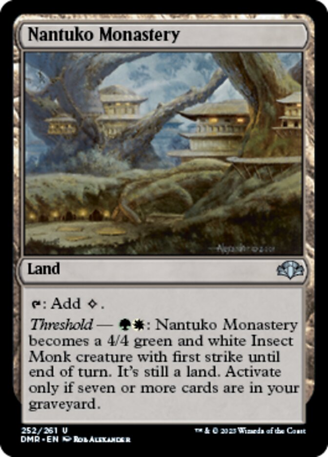 Nantuko Monastery [Dominaria Remastered] | Mega City Incorporated