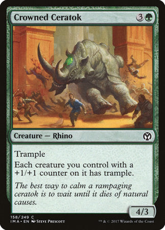 Crowned Ceratok [Iconic Masters] | Mega City Incorporated