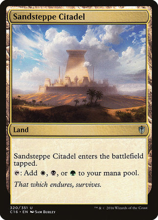 Sandsteppe Citadel [Commander 2016] | Mega City Incorporated