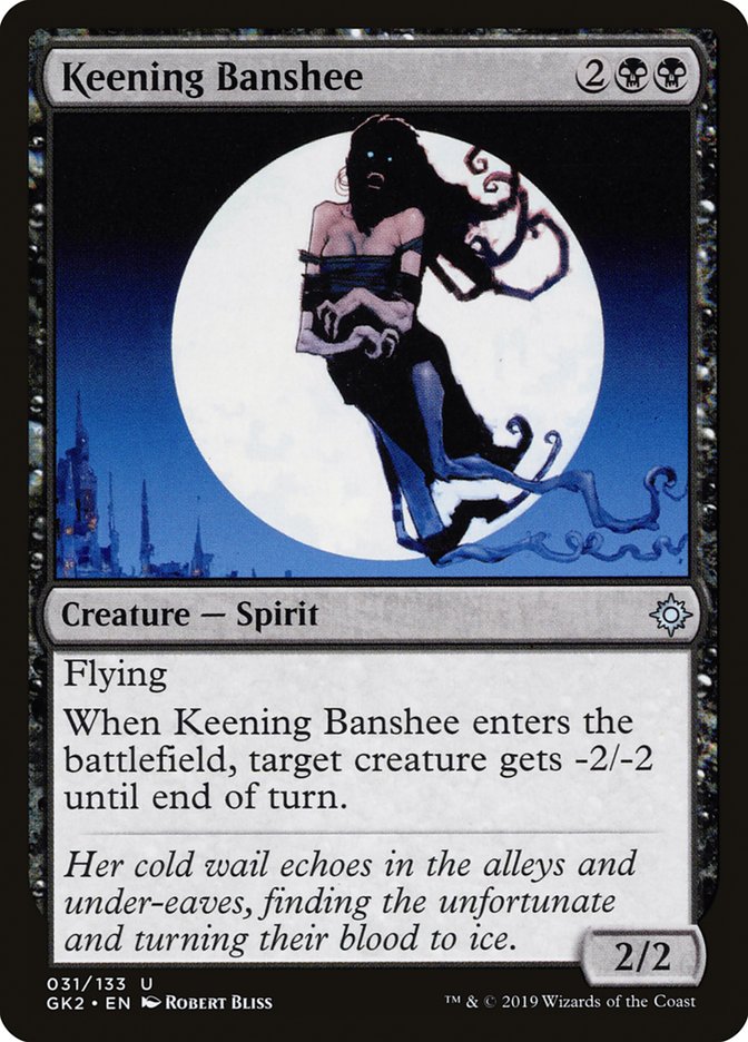 Keening Banshee [Ravnica Allegiance Guild Kit] | Mega City Incorporated