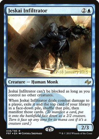 Jeskai Infiltrator [Fate Reforged Promos] | Mega City Incorporated