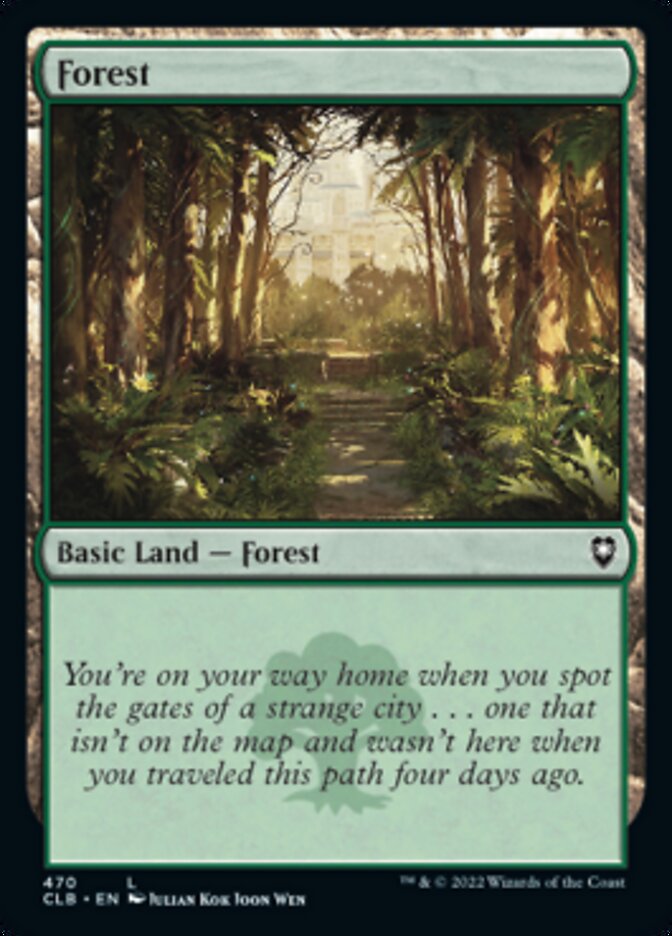 Forest (470) [Commander Legends: Battle for Baldur's Gate] | Mega City Incorporated