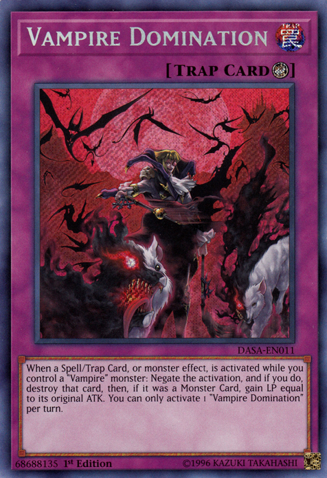 Vampire Domination [DASA-EN011] Secret Rare | Mega City Incorporated