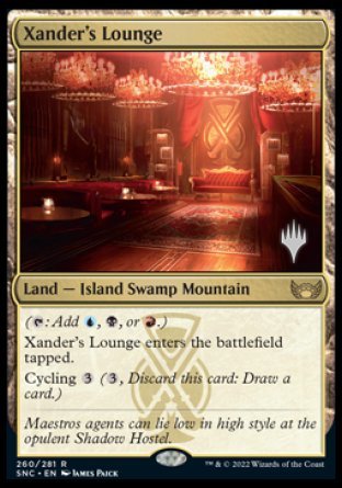 Xander's Lounge (Promo Pack) [Streets of New Capenna Promos] | Mega City Incorporated