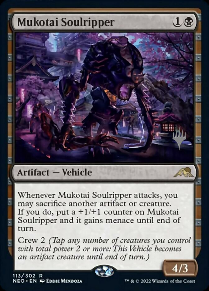 Mukotai Soulripper (Promo Pack) [Kamigawa: Neon Dynasty Promos] | Mega City Incorporated