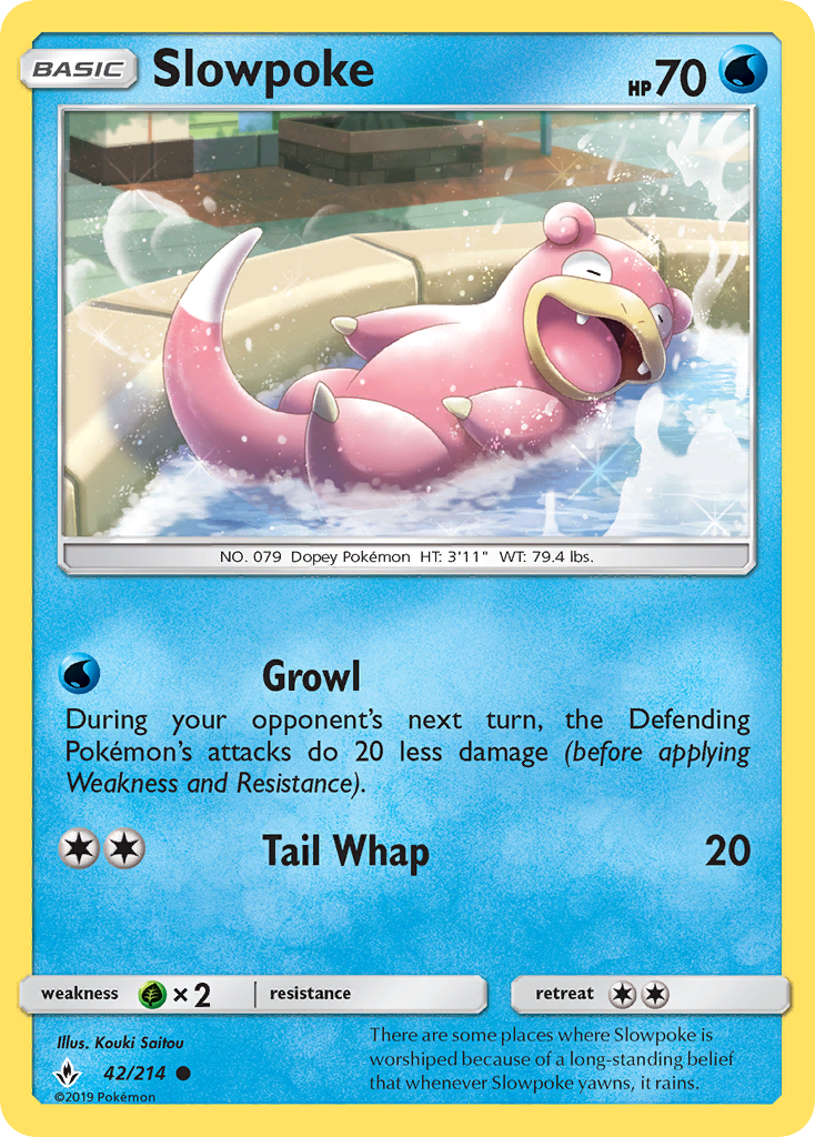 Slowpoke (42/214) [Sun & Moon: Unbroken Bonds] | Mega City Incorporated