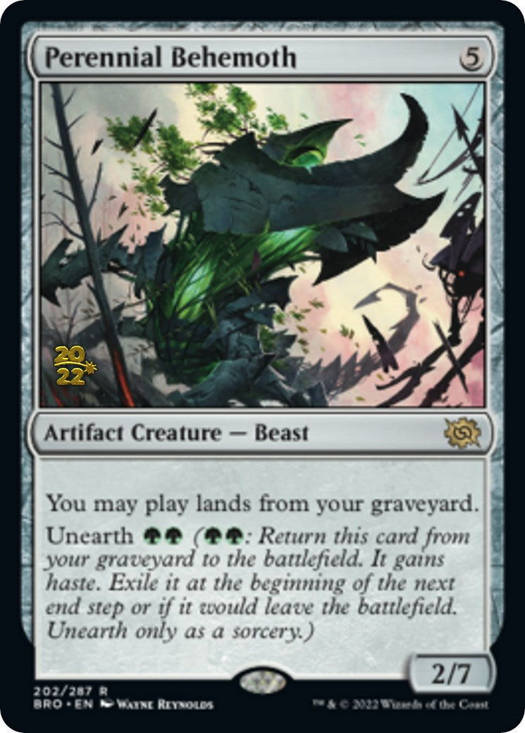 Perennial Behemoth [The Brothers' War: Prerelease Promos] | Mega City Incorporated