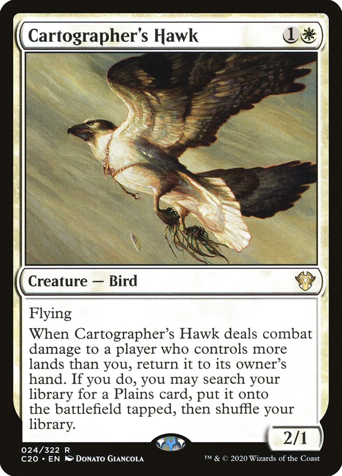 Cartographer's Hawk [Commander 2020] | Mega City Incorporated