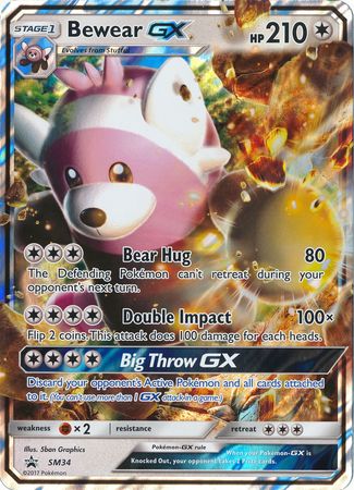 Bewear GX (SM34) (Jumbo Card) [Sun & Moon: Black Star Promos] | Mega City Incorporated