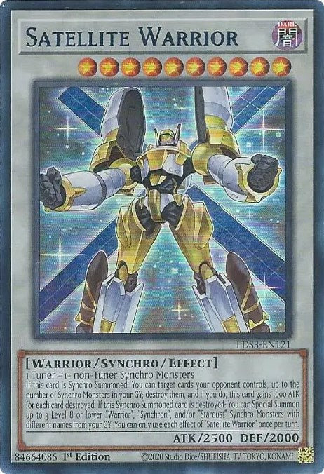 Satellite Warrior (Blue) [LDS3-EN121] Ultra Rare | Mega City Incorporated