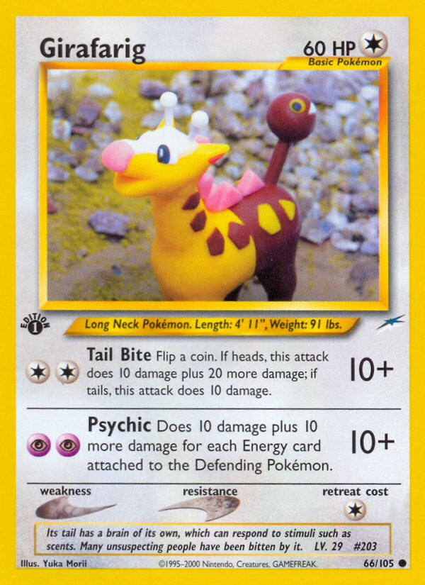 Girafarig (66/105) [Neo Destiny 1st Edition] | Mega City Incorporated