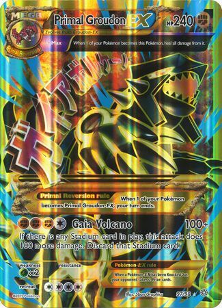 Primal Groudon EX (97/98) (Jumbo Card) [XY: Ancient Origins] | Mega City Incorporated