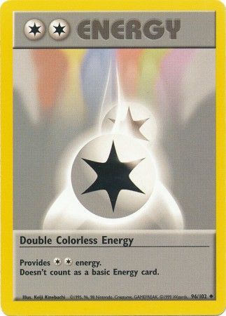 Double Colorless Energy (96/102) [Base Set Unlimited] | Mega City Incorporated