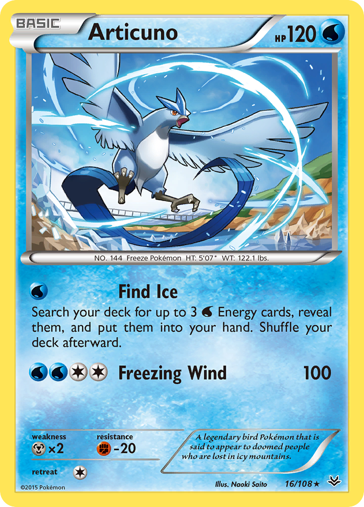 Articuno (16/108) [XY: Roaring Skies] | Mega City Incorporated