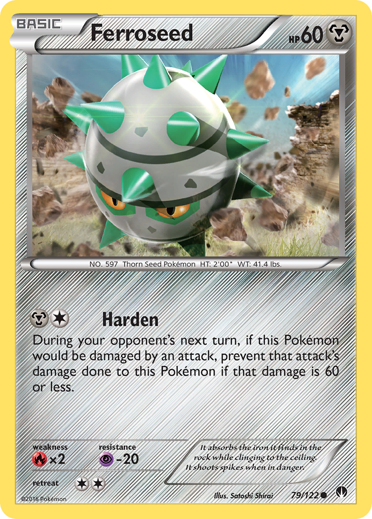 Ferroseed (79/122) [XY: BREAKpoint] | Mega City Incorporated