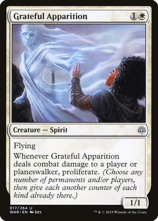 Grateful Apparition [War of the Spark] | Mega City Incorporated
