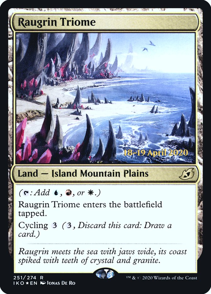 Raugrin Triome  [Ikoria: Lair of Behemoths Prerelease Promos] | Mega City Incorporated