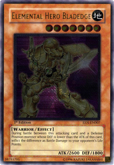 Elemental Hero Bladedge [EEN-EN007] Ultimate Rare | Mega City Incorporated