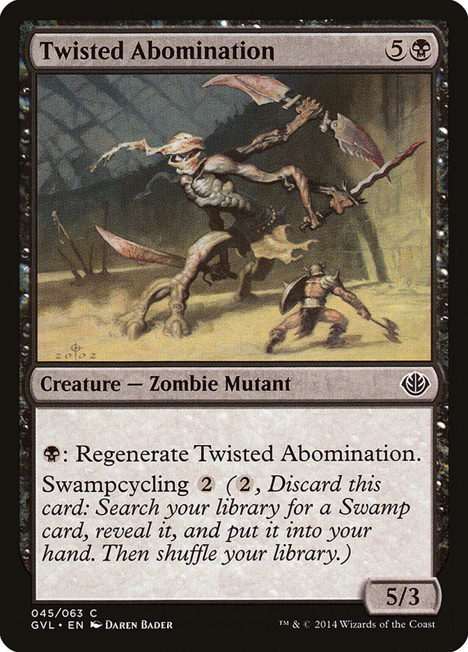 Twisted Abomination (Garruk vs. Liliana) [Duel Decks Anthology] | Mega City Incorporated