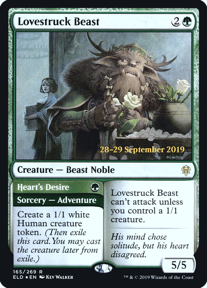 Lovestruck Beast // Heart's Desire  [Throne of Eldraine Prerelease Promos] | Mega City Incorporated