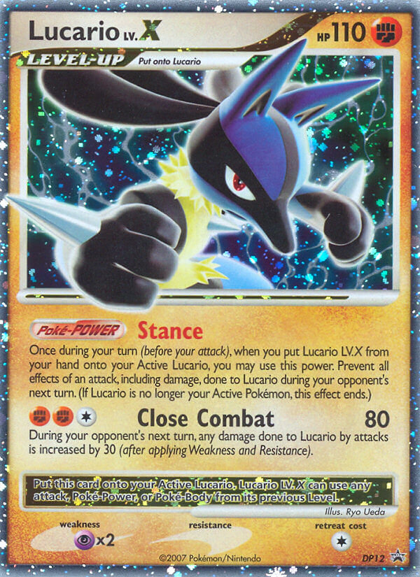 Lucario LV.X (DP12) [Diamond & Pearl: Black Star Promos] | Mega City Incorporated