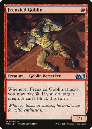 Frenzied Goblin [Magic 2015] | Mega City Incorporated