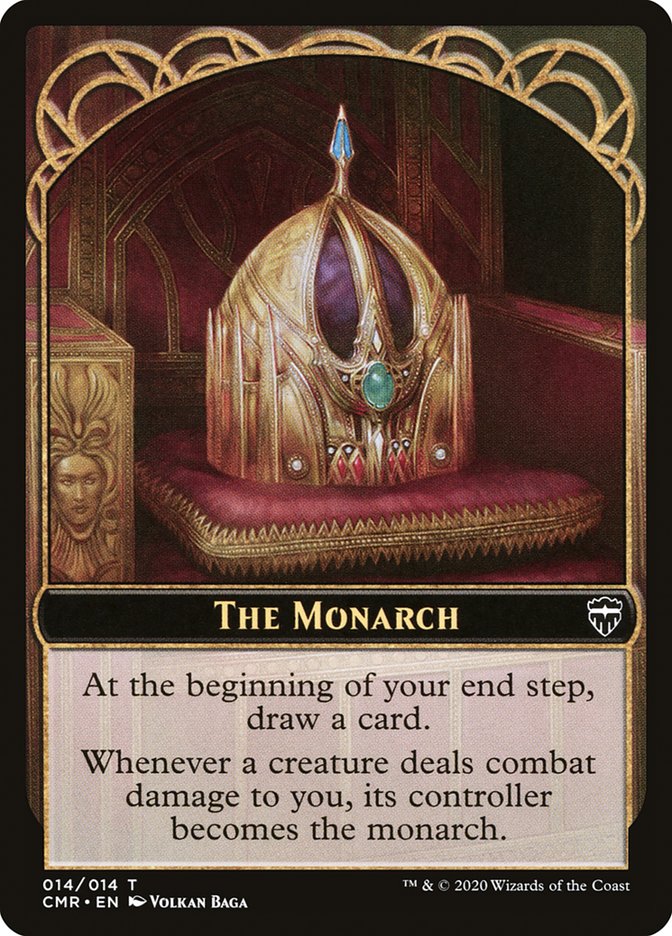 Elf Warrior // The Monarch Token [Commander Legends Tokens] | Mega City Incorporated