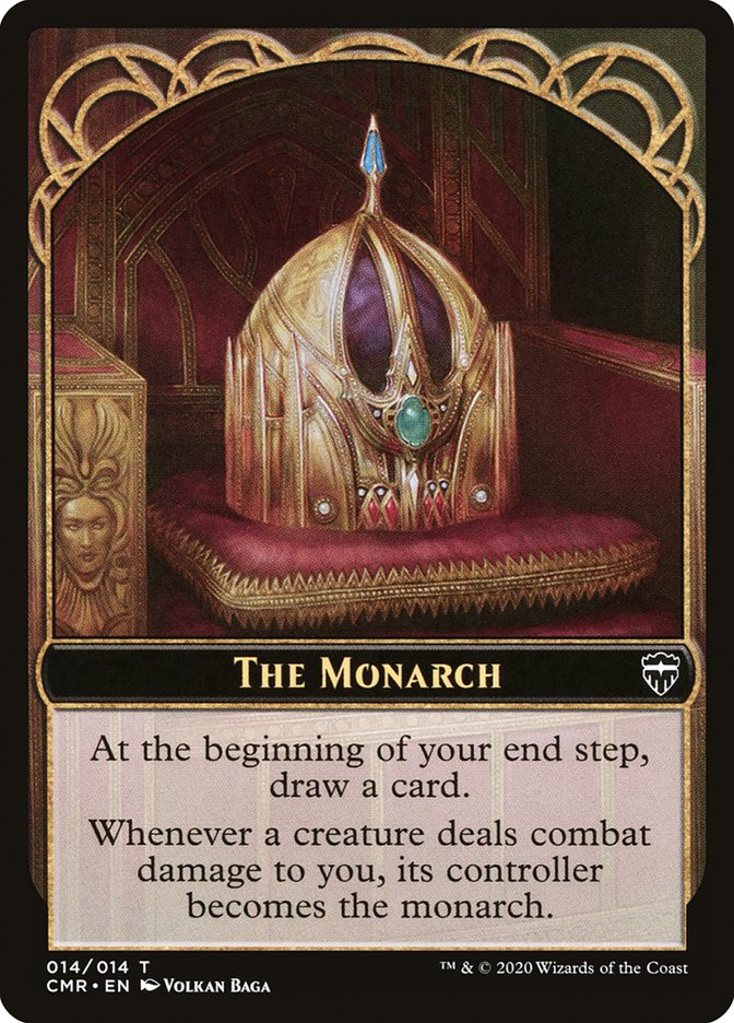 Soldier Token // The Monarch Token [Commander Legends Tokens] | Mega City Incorporated