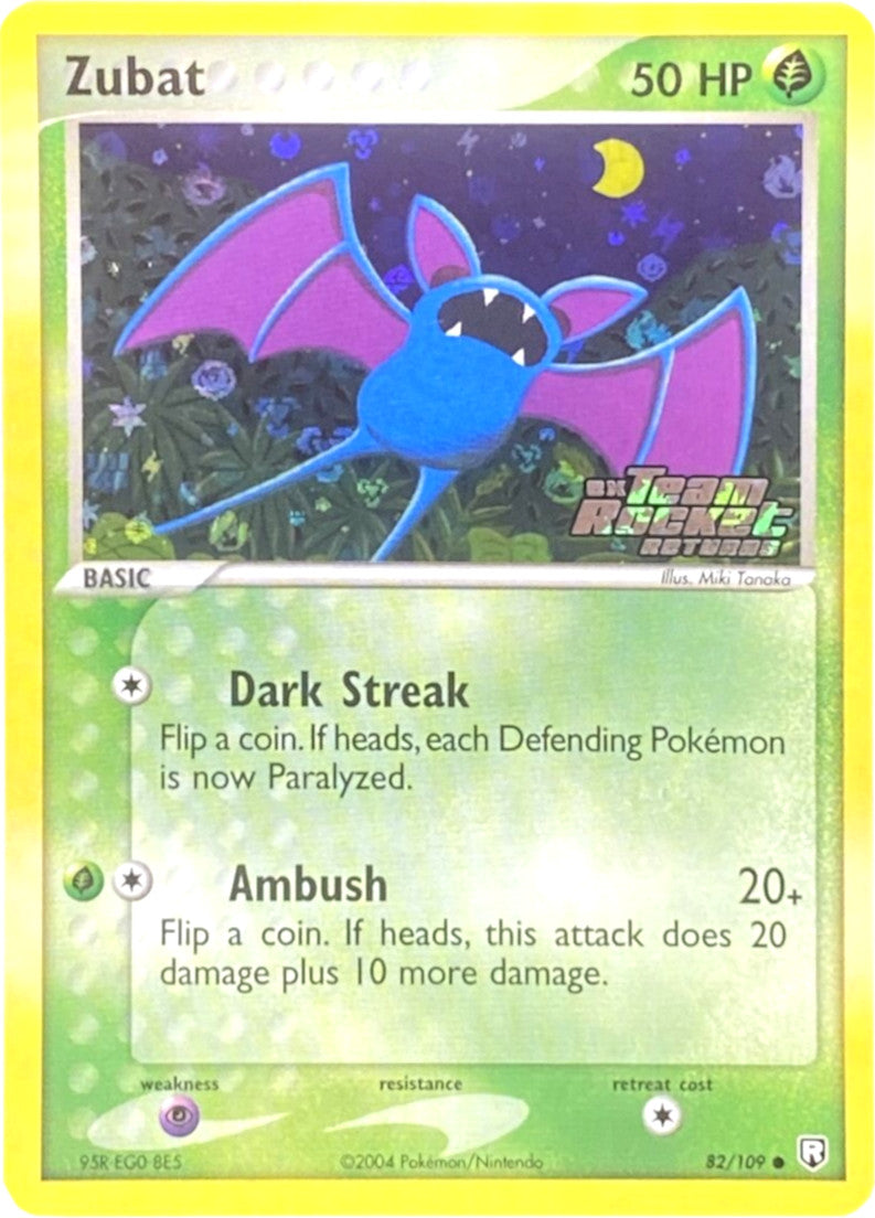 Zubat (82/109) (Stamped) [EX: Team Rocket Returns] | Mega City Incorporated