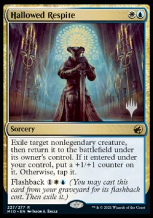 Hallowed Respite (Promo Pack) [Innistrad: Midnight Hunt Promos] | Mega City Incorporated