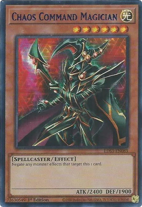 Chaos Command Magician (Blue) [LDS3-EN083] Ultra Rare | Mega City Incorporated